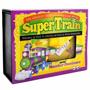 SUPER TRAIN NUMBER DOMINOES / DOMINO SUPER TREN DOBLE