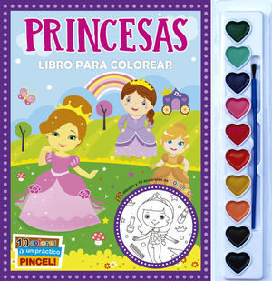 Princesas. Libro para colorear