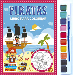 Piratas. Libro para colorear