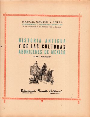 Historia Antigua y de las Culturas aborigenes de Méxic / 2 ed. / pd.