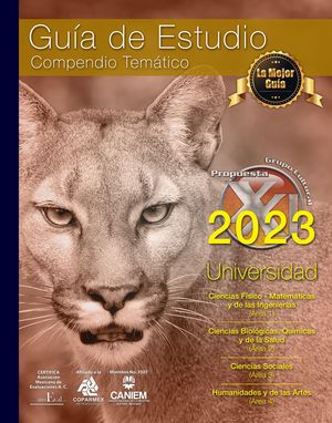 Guía de estudio compendio temático Universidad 2023 con cuaderno de ejercicios. Paquete (Libros + cuaderno)