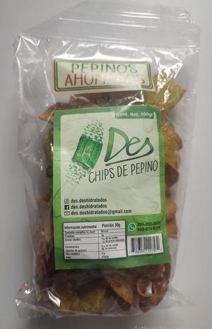 Chips de Pepino Ahumados (100 gr.)