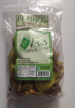 Chips de Pepino Chipotle (100 gr.)