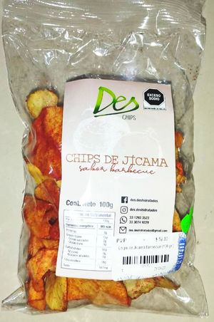 Chips de Jícama Barbecue (100 gr.)