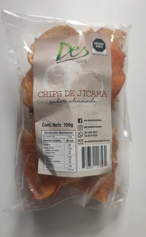 Chips de Jícama Ahumada (100 gr.)