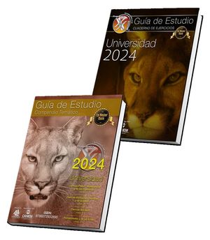 Guía de estudio compendio temático Universidad 2024 con cuaderno de ejercicios (Libro + cuaderno)
