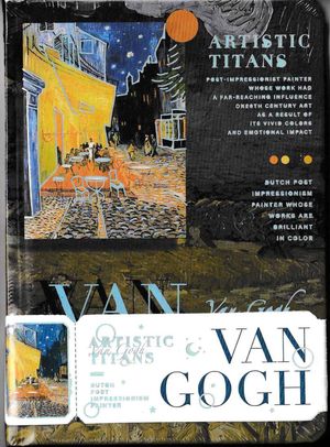 Libreta Van Gogh. Artistic titans. Terraza de café por la noche