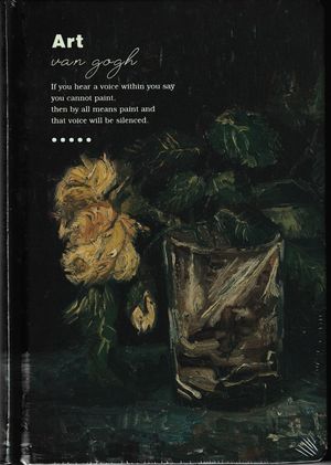 Libreta Art Van Gogh. Florero café