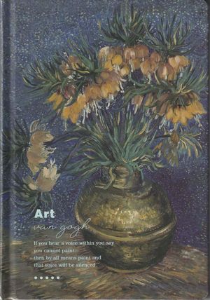 Libreta Art Van Gogh. Florero cobre