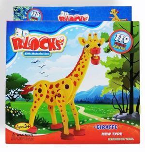 Rompecabezas 3D Giraffe Blocks Foamy (110 pzas.)