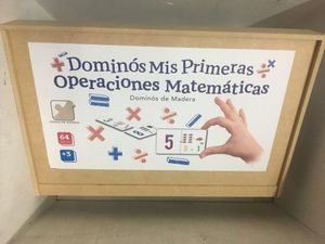 DOMINOS MIS PRIMERAS OPERACIONES MATEMATICAS (DOMINOS DE MADERA) / 64 PZAS.