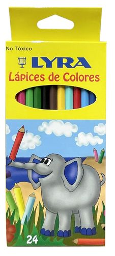Lápices de Colores Largos Lyra (24 pzas.)