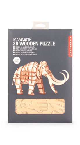 Rompecabezas de madera 3D Mamut