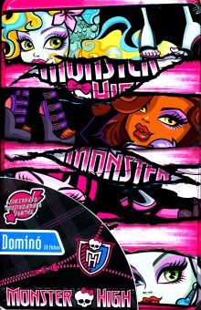 Dominó Monster High (28 pzas. / estuche metálico)