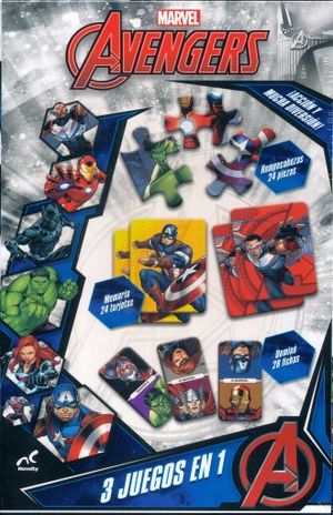 Set de juegos 3 en 1 Marvel Avengers