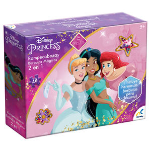 Rompecabezas Burbujas Disney Princesas. Caja cartón  (48 pzas.)