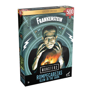 Rompecabezas Frankenstein Edición Limitada (500 pzas.) (Brilla en la oscuridad)