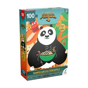 Rompecabezas Terciopelo Kung Fu Panda 4 (100 pzas.)