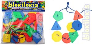 Bloques para ensamblar figuras geomÃ©tricas Blokilokis (HL6009)