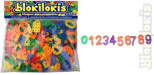 Bloques para ensamblar letras y números Blokilokis (HL6089)