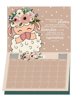 Calendario de Pared Algodoncitas
