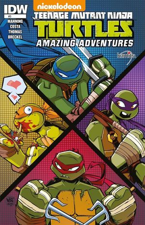 Teenage Mutant Ninja Turtles Amazing Adventures #3A