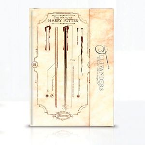 Libreta Traveler Notes Harry Potter Varitas / 160 Páginas Hojas Rayadas. Tapa Magnét