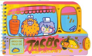 Libreta de Notas Vania Bachur / 160 Páginas con Espiral (Modelo Camión de Tacos Food Truck)