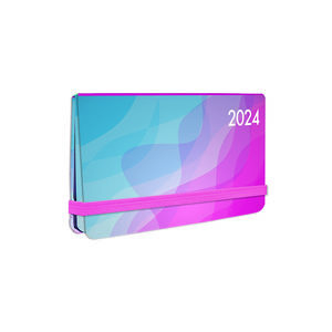 Agenda Personal Pastel 2024 (color rosa y azul)