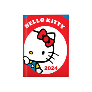 Agenda Hello Kitty Basic 2024 (círculo rojo)
