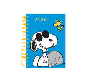 Agenda Snoopy 2024 (color azul)