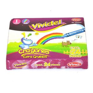 Crayones Extra Gruesos Vividel Vinci (24 pzas.)