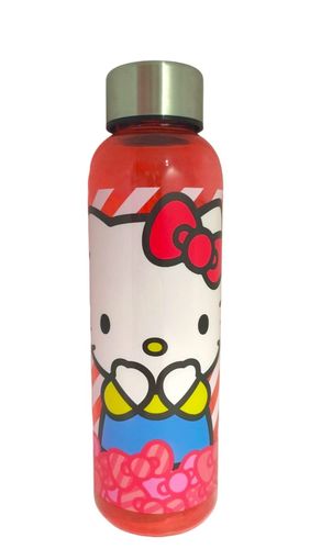 Botella con Tapa de Acero Kitty (600 ml.)