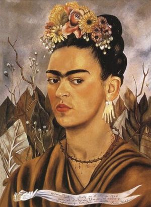 Imán Rectangular Frida Kahlo Autorretrato al Dr. Loesser