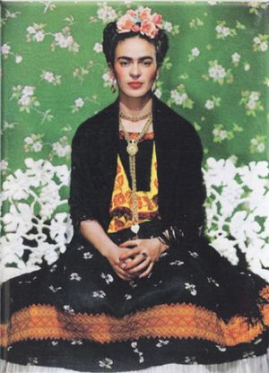 ImÃ¡n Rectangular Frida Kahlo Retrato 5