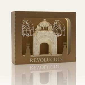 Cuadro Pop Up 2 Capas Monumento a la Revolución / Muégano Ediciones