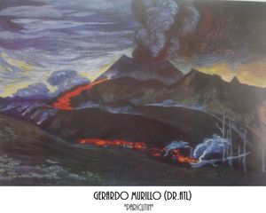 Poster Paricutín (Dr. Atl)