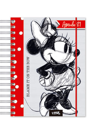 Agenda Premium diaria Minnie Mouse 2021