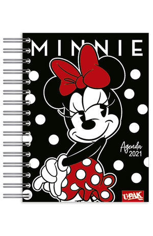Agenda básica diaria Minnie Mouse 2021
