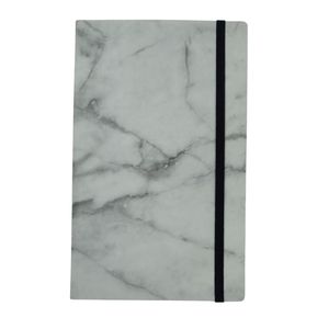 Cuaderno chico mármol blanco (Hoja blanca)