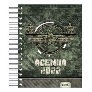 Agenda Deluxe diaria Military Army 2022