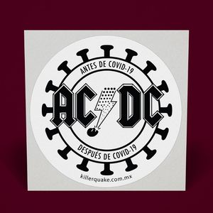 Sticker AC / DC Covid - 19