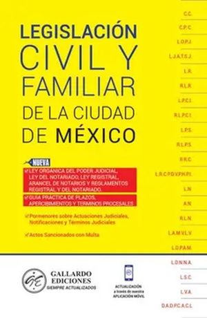 LEGISLACION CIVIL DE LA CIUDAD DE MEXICO 2018