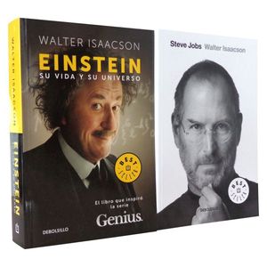 Paquete Walter Isaacson. Einstein / Steve Jobs. La biografía