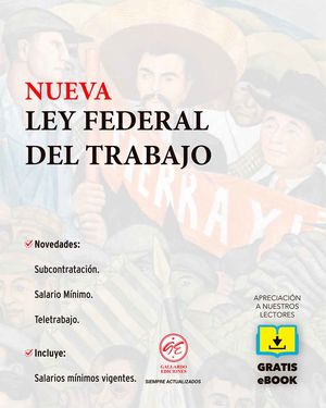 Nueva Ley Federal del Trabajo 2022 (Bolsillo + eBook)