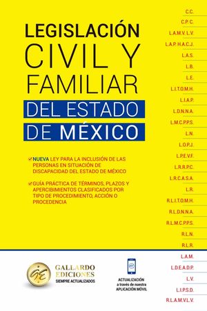 Legislación Civil y Familiar del Estado de México 2022