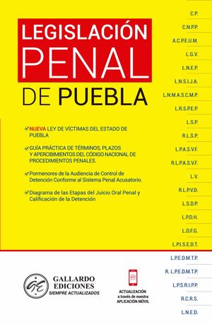 Legislación Penal de Puebla 2022