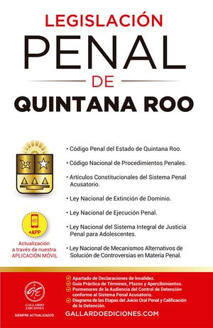 Legislación Penal de Quintana Roo 2022