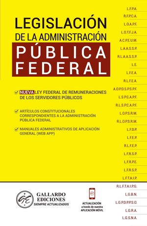 Legislación de la Administración Pública Federal 2022