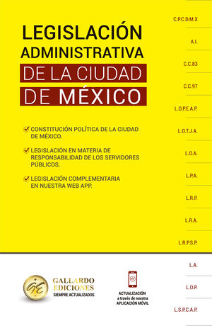 Legislación administrativa de la Ciudad de México 2022